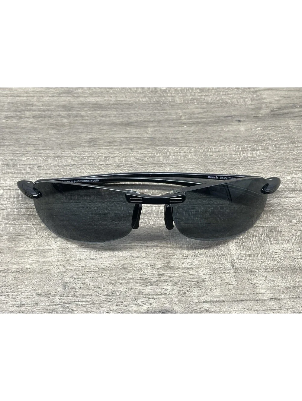 Maui Jim Sunglasses Makaha MJ905-02 Black Gloss Rimless 64[]17-130 *FRAMES ONLY